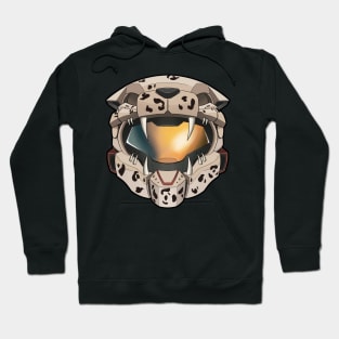 Aztec Helmet Design - Jaguar Warrior Hoodie